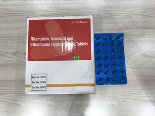 중국 Rifampicin + Isoniazid + Ethambutol 정제 150MG + 75MG + 반대로 275MG - 결핵성 협력 업체